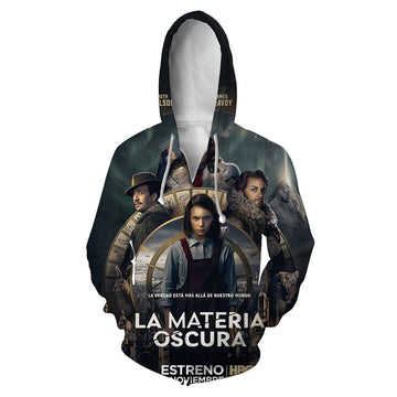 Series de Televisión La Materia Oscura His Dark Materials Sudadera con Cremallera para Adultos Unisex